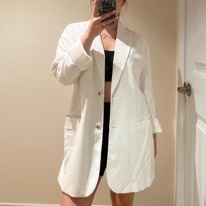 White Light Blazer Jacket